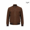 Atlas Brown Biker Jacket - Premium Suede Biker Jacket